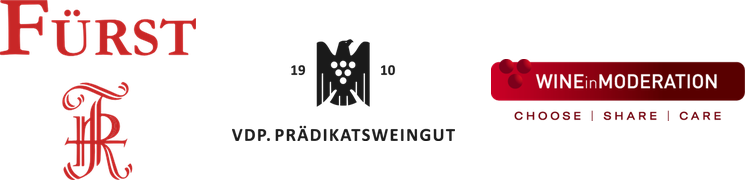 Logo vinařství Rudolf Fürst a certifikace